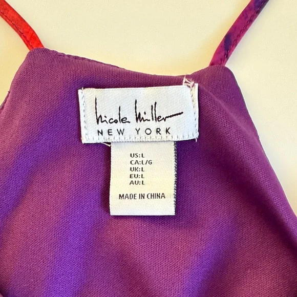 Nicole Miller NY Abstract Maxi Dress - Picture 4 of 7